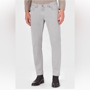 Unworn HILTL Men’s Comfort Stretch Relaxed Fit Light Gray Jeans Size 32x32